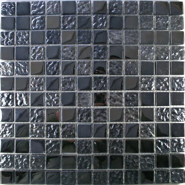 Sample Mosaic Tiles Glass Oslo Metal Drummed