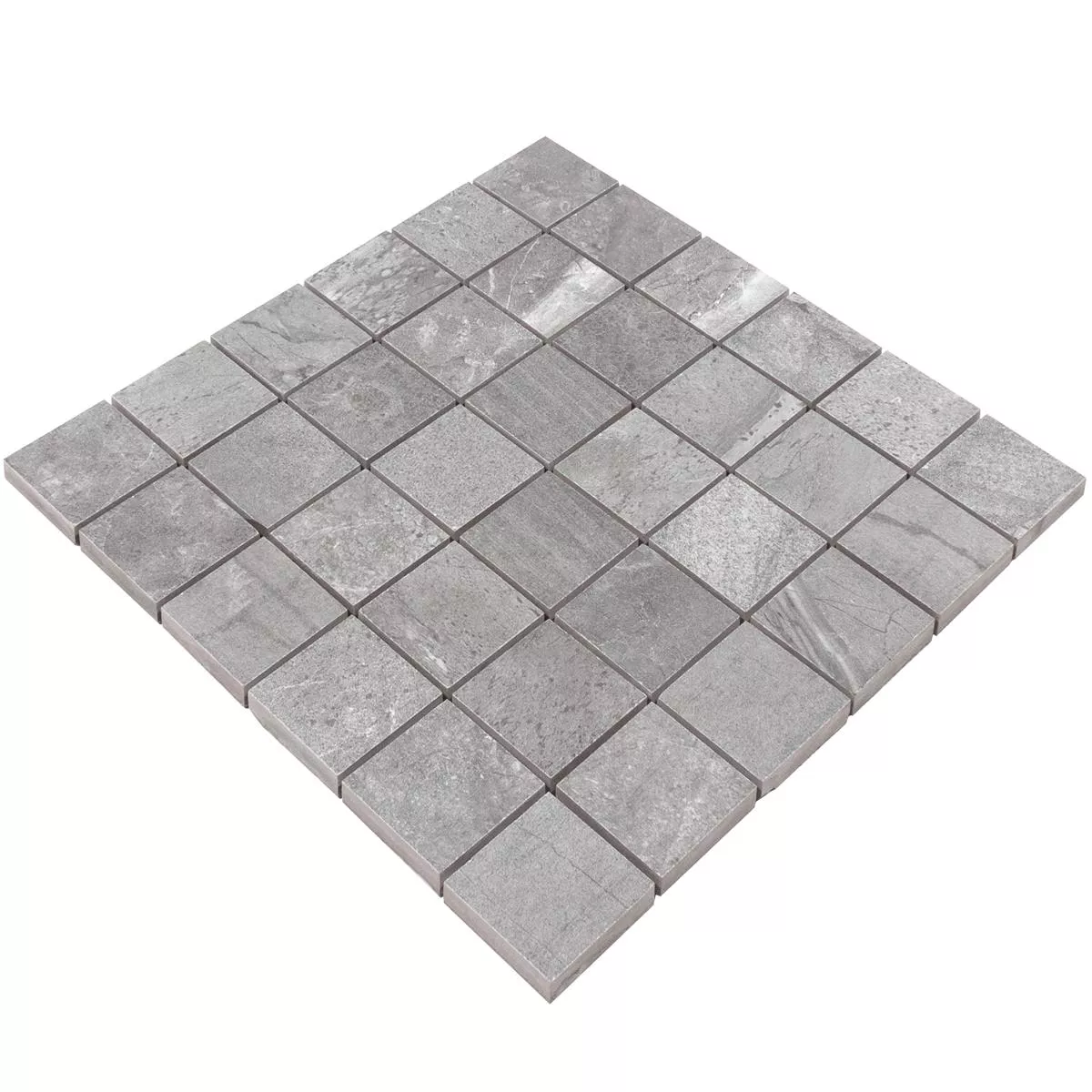 Ceramic Mosaic Tile Ibiza Stone Optic Grey