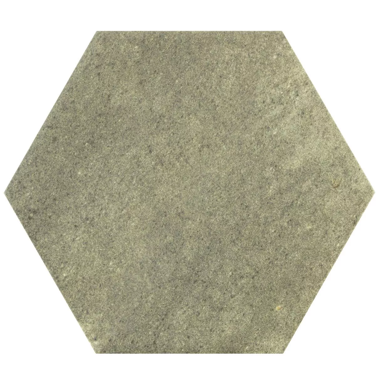 Sample Floor Tiles Arosa Mat Hexagon Olive Green 17,3x15cm