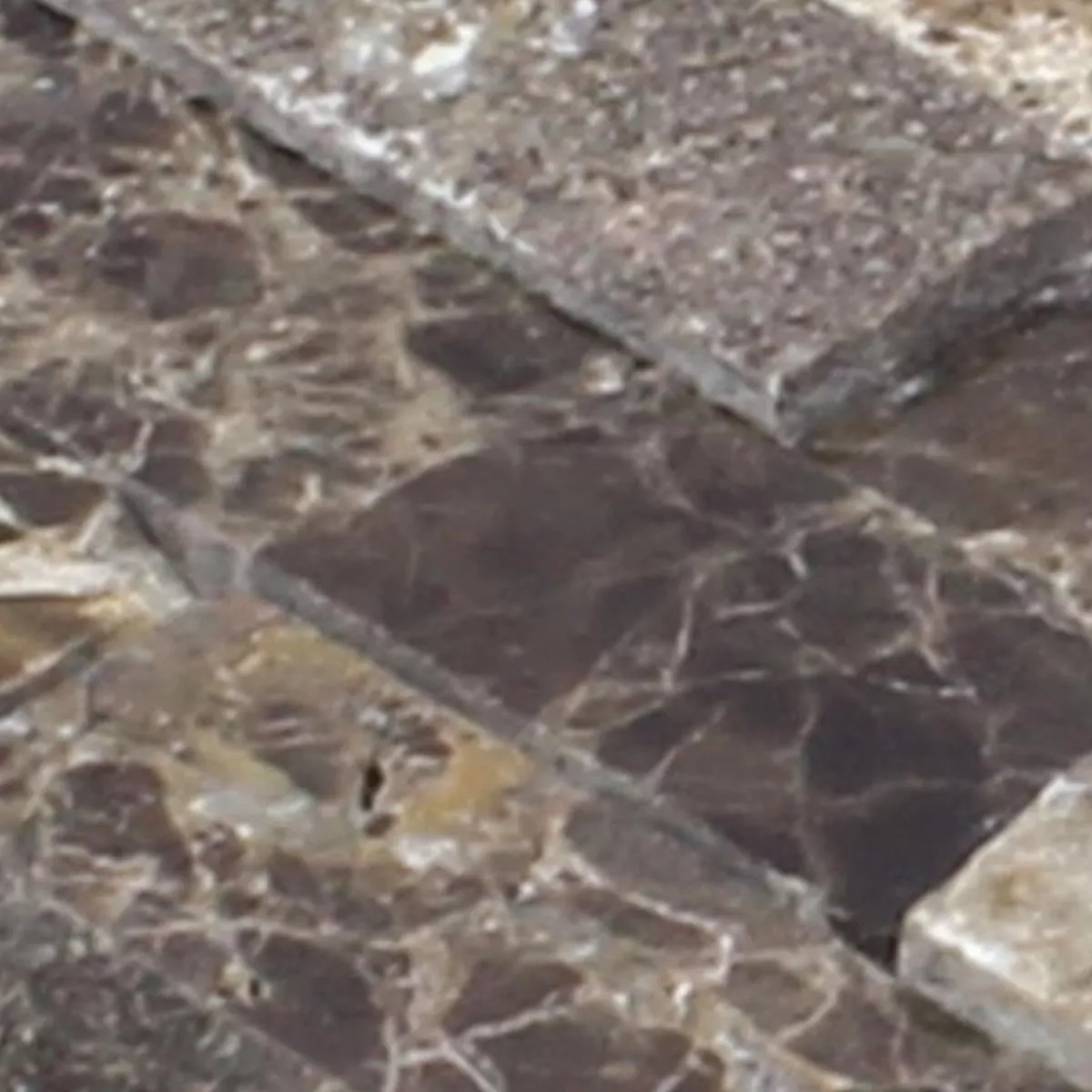 Sample Mosaic Tiles Natural Stone Coronel Self Adhesive Emperador