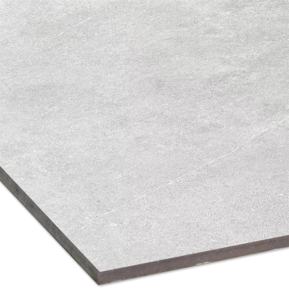 Floor Tiles Montana Unglazed Light Grey 60x60cm / R10B