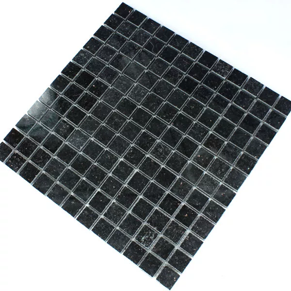 Mosaic Tiles Granit 23x23x8mm Galaxy Black