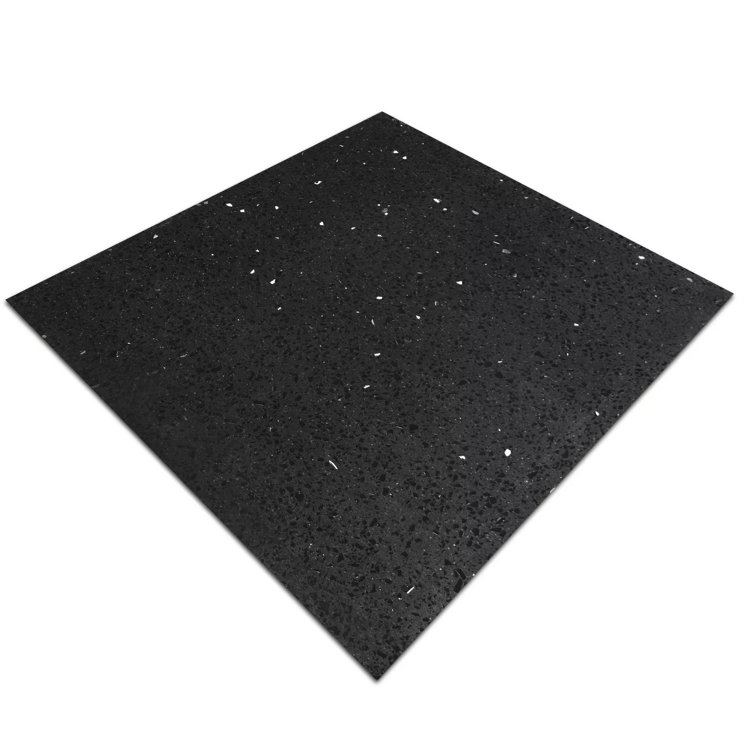 Sample Floor Tiles Quartz Composite Black 30x30cm