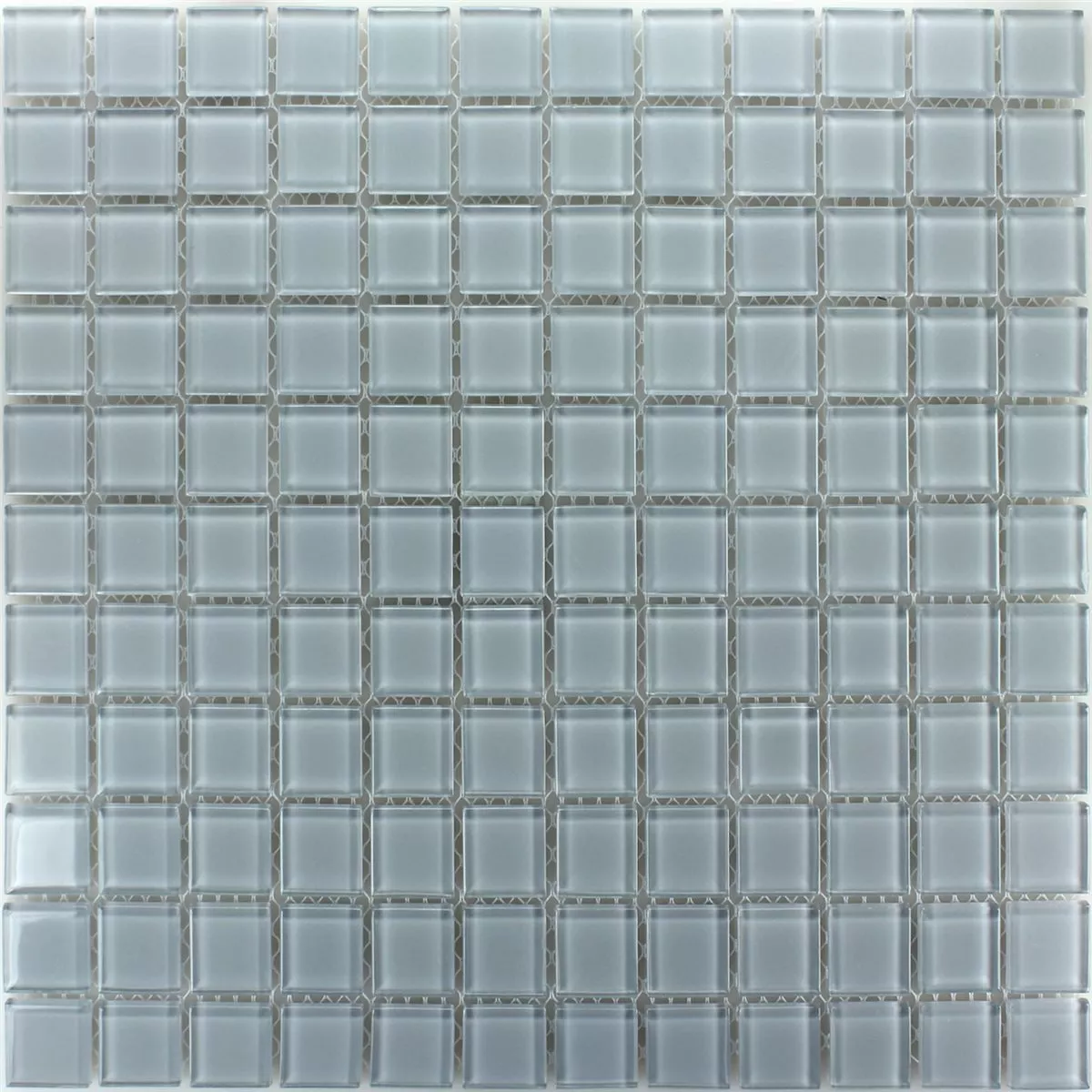 Sample Mosaic Tiles Glass Grey Uni