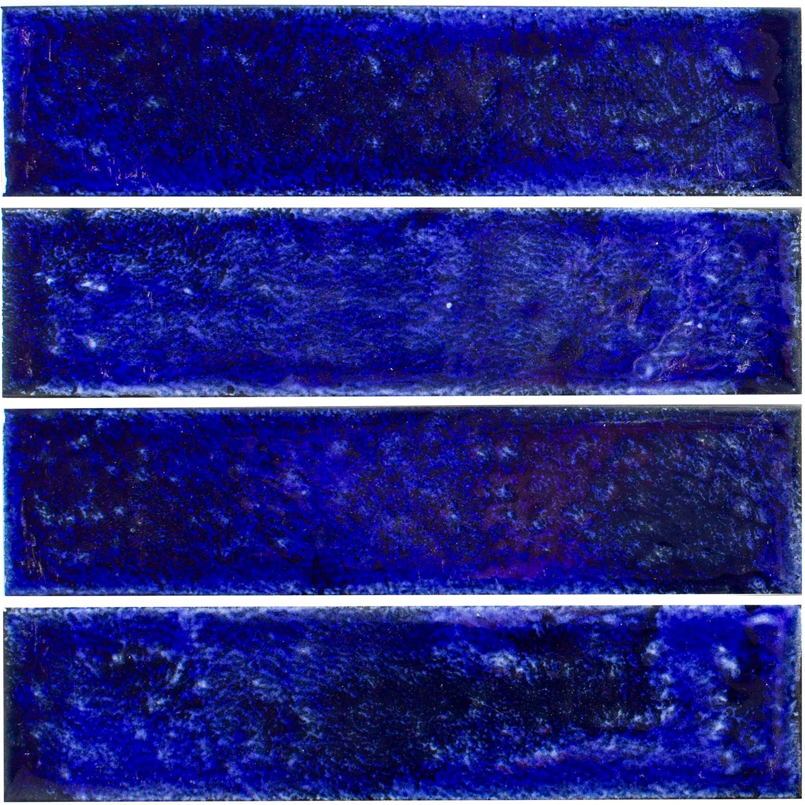 Wall Tile Vanroy Waved 6x24cm Dark Blue