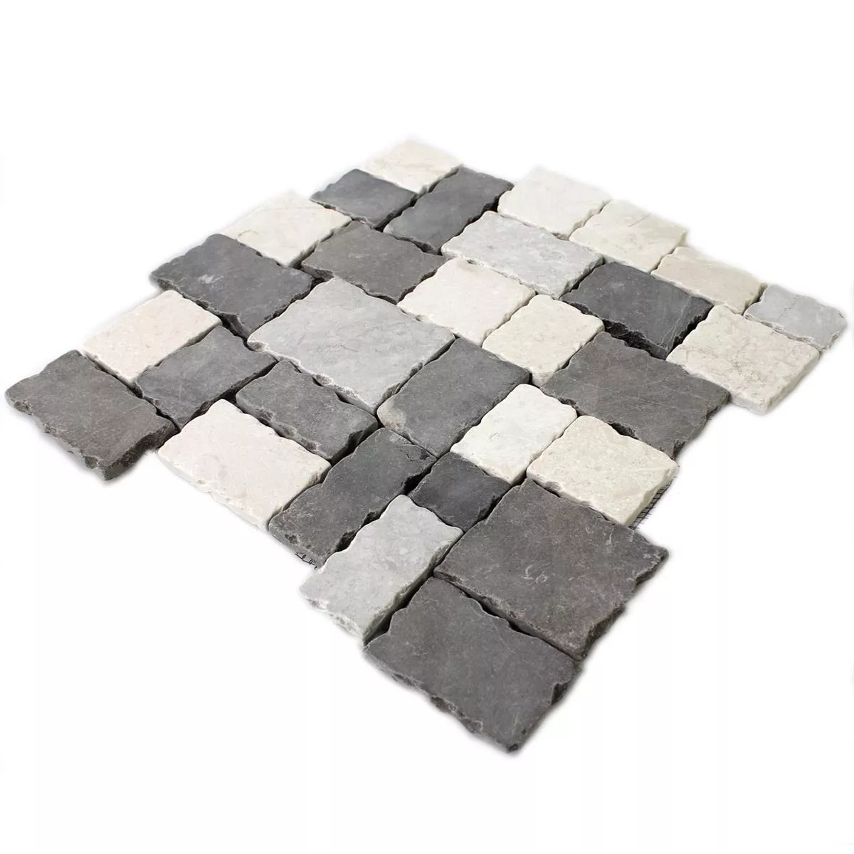 Sample Mosaic Tiles Natural Stone Black Grey Beige