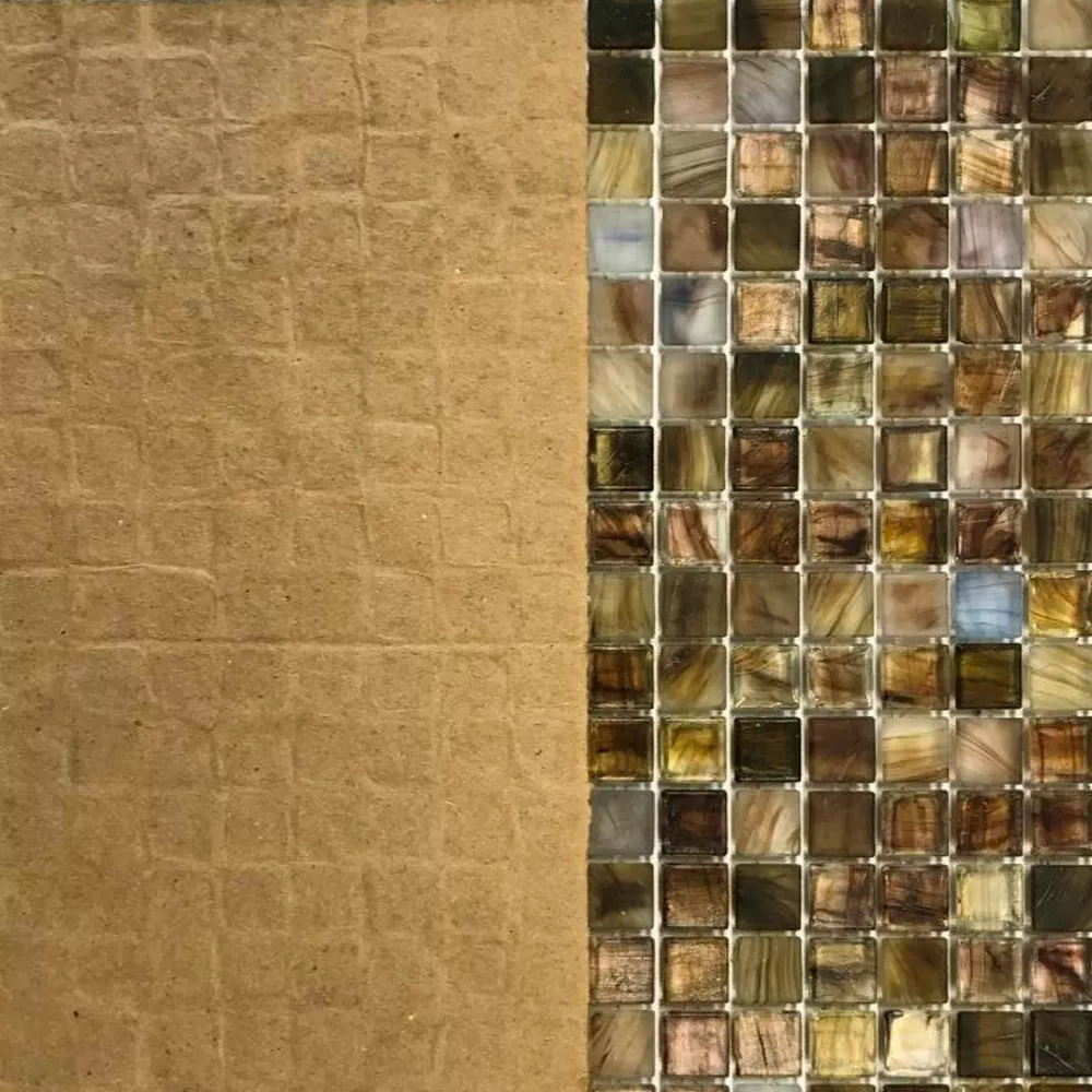 Glass Swimming Pool Mosaic Tiles Pergamon Brown