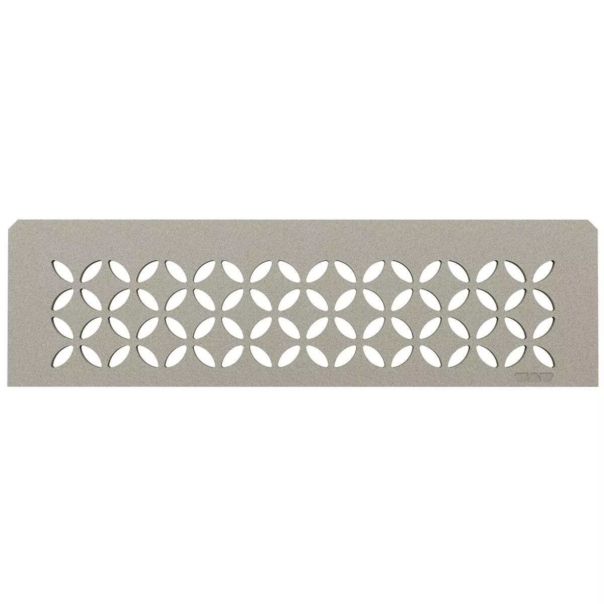 Niche wall shelf Schlüter rectangular 30x8.7cm floral grey