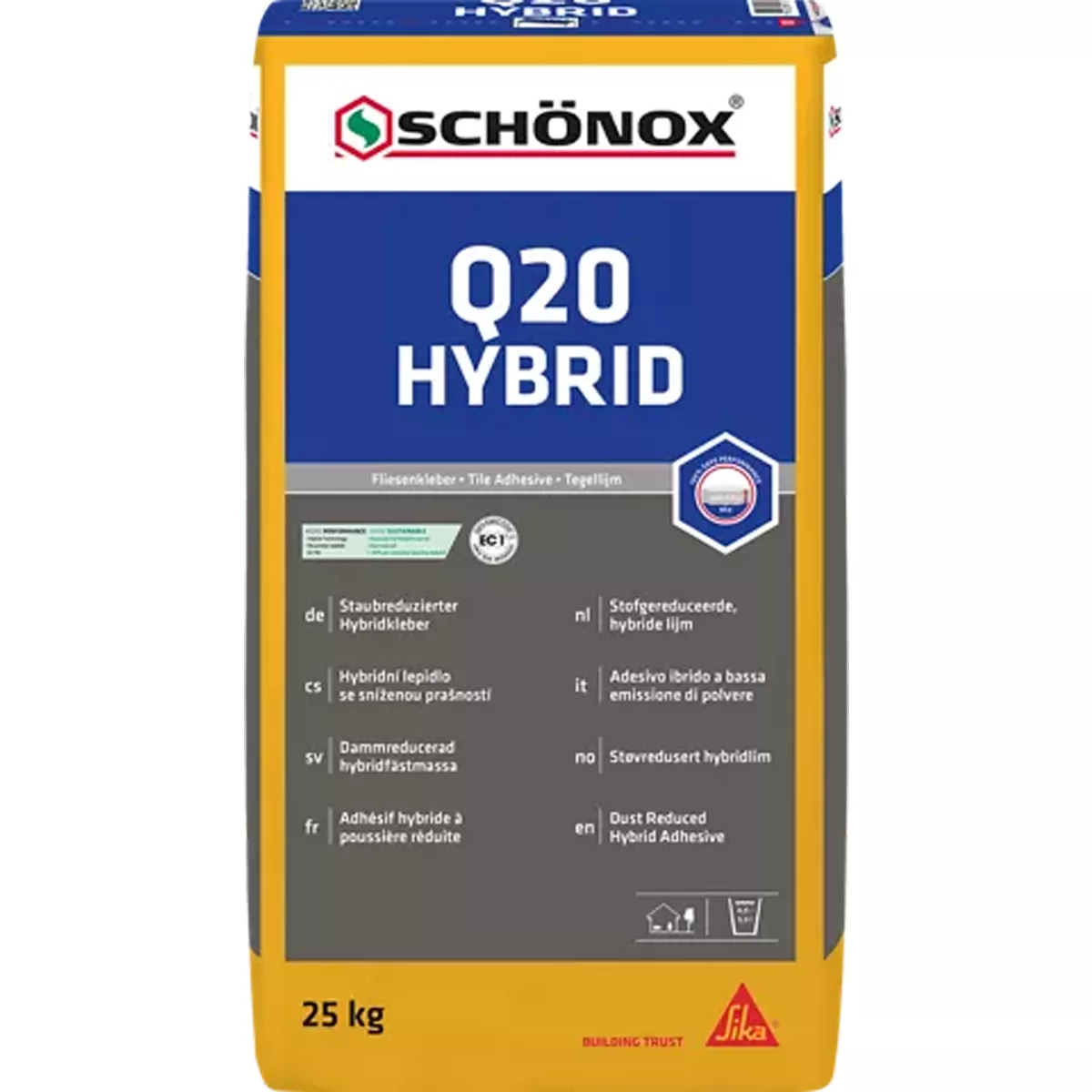 Tile adhesive Schönox Q20 Hyprid 25 Kg Tile adhesive Schönox Q20 Hyprid 25 Kg