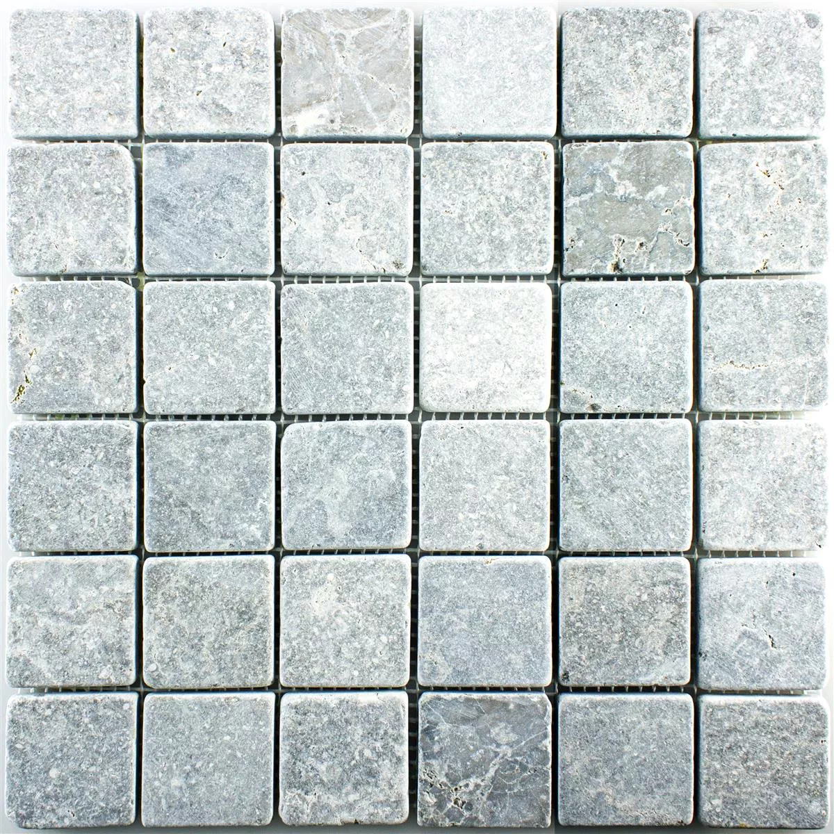 Sample Natural Stone Marble Mosaic Zaria Light Grey