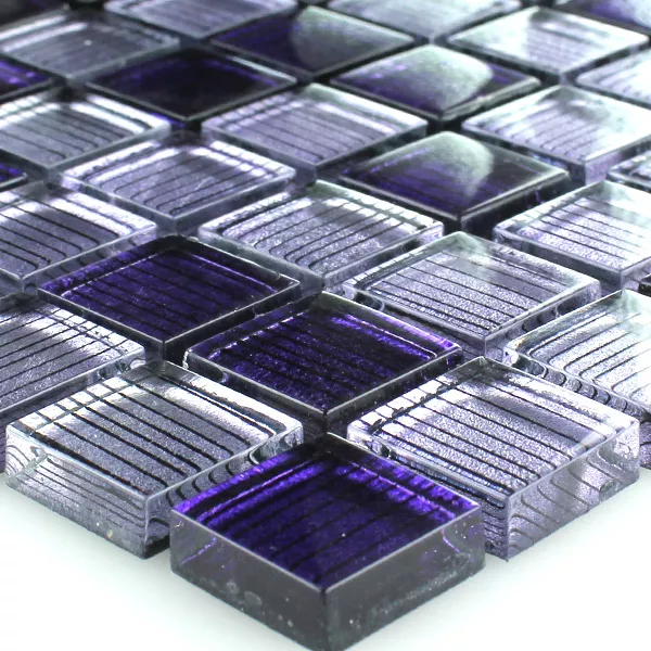 Mosaic Tiles Glass Purple Mix Mosaic Tiles Glass Purple Mix