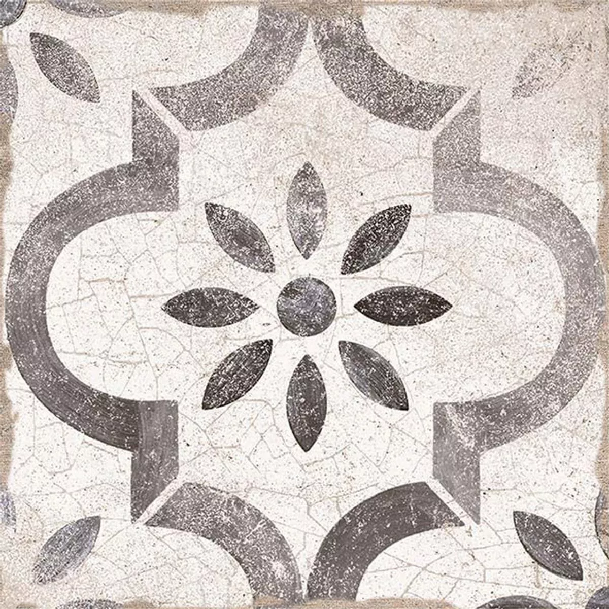 Porcelain Stoneware Tiles Allora Decor Grey 22,5 x 22,5cm