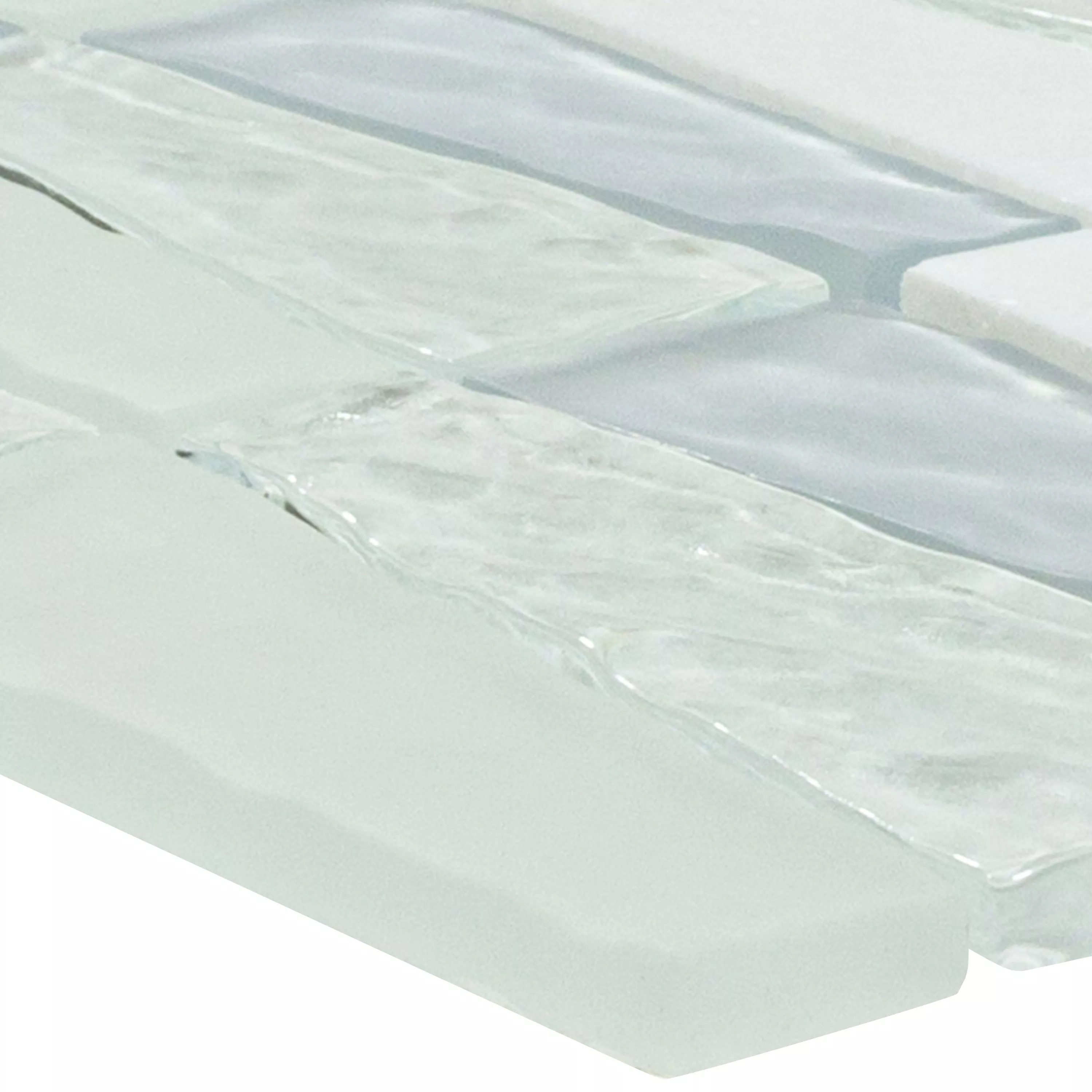 Glass Natural Stone Mosaic Tiles Marseille Blanc Mix  Glass Natural Stone Mosaic Tiles Marseille Blanc Mix