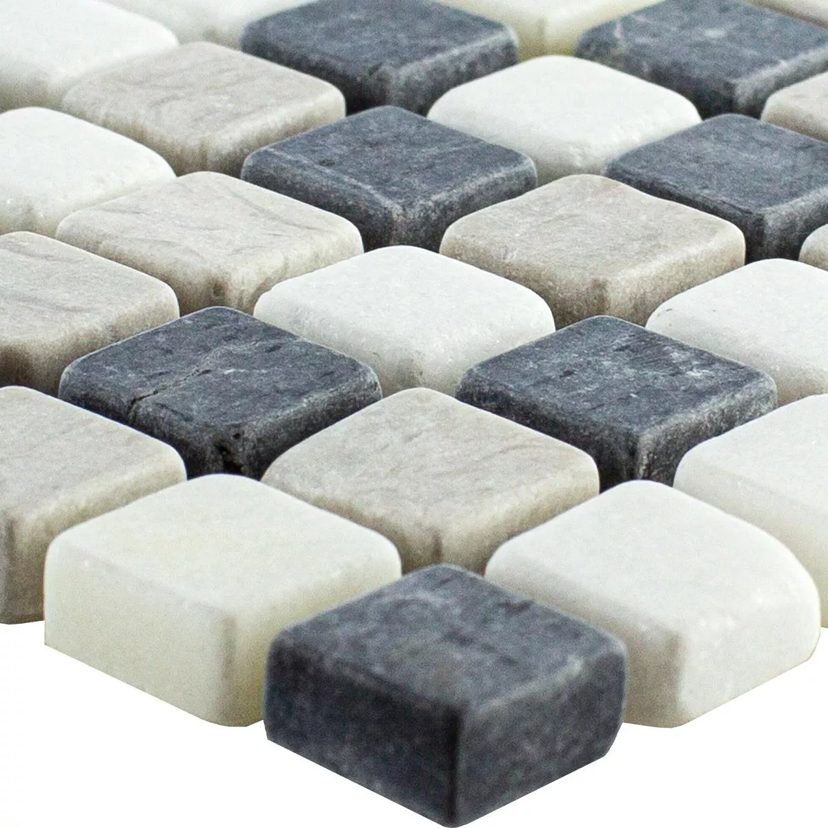 Sample Marble Mosaic Erdemol Beige Grey Black