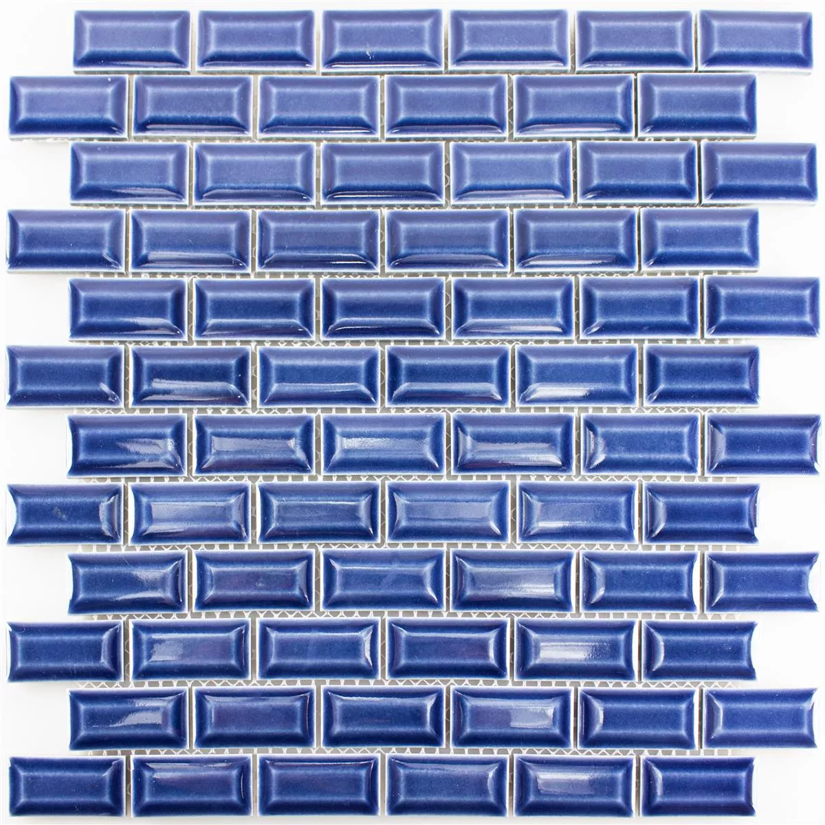 Sample Ceramic Mosaic Tiles Organica Metro Blue