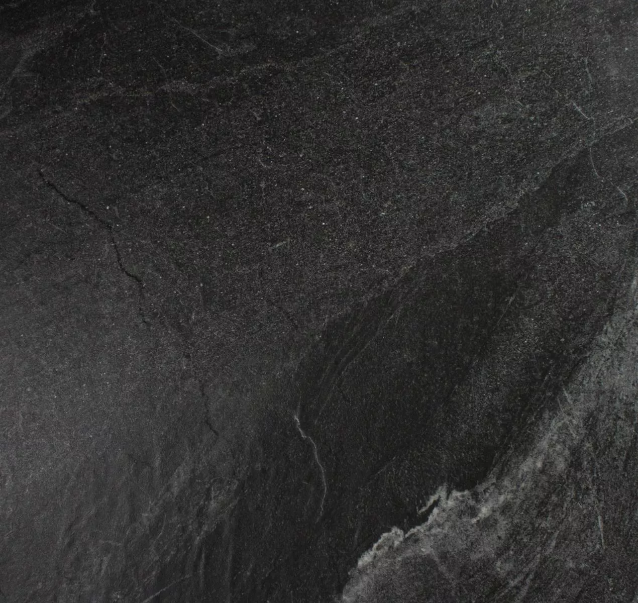 Floor Tiles Eldian Black Slate Optic 60x60cm