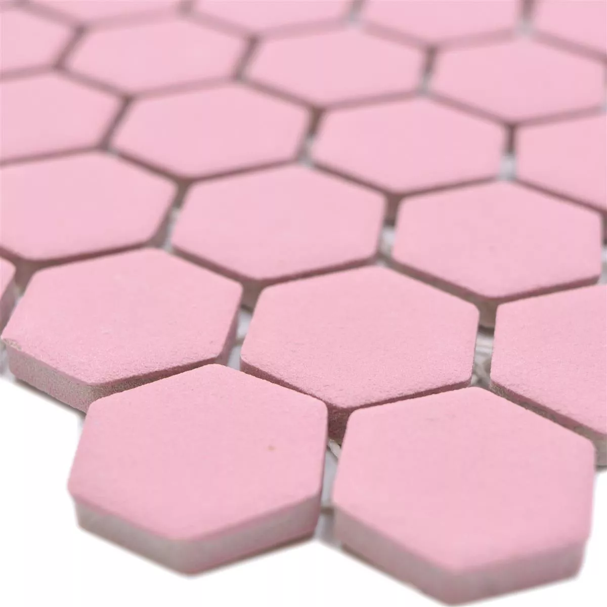Ceramic Mosaic Bismarck R10B Hexagon Pink H23 Ceramic Mosaic Bismarck R10B Hexagon Pink H23
