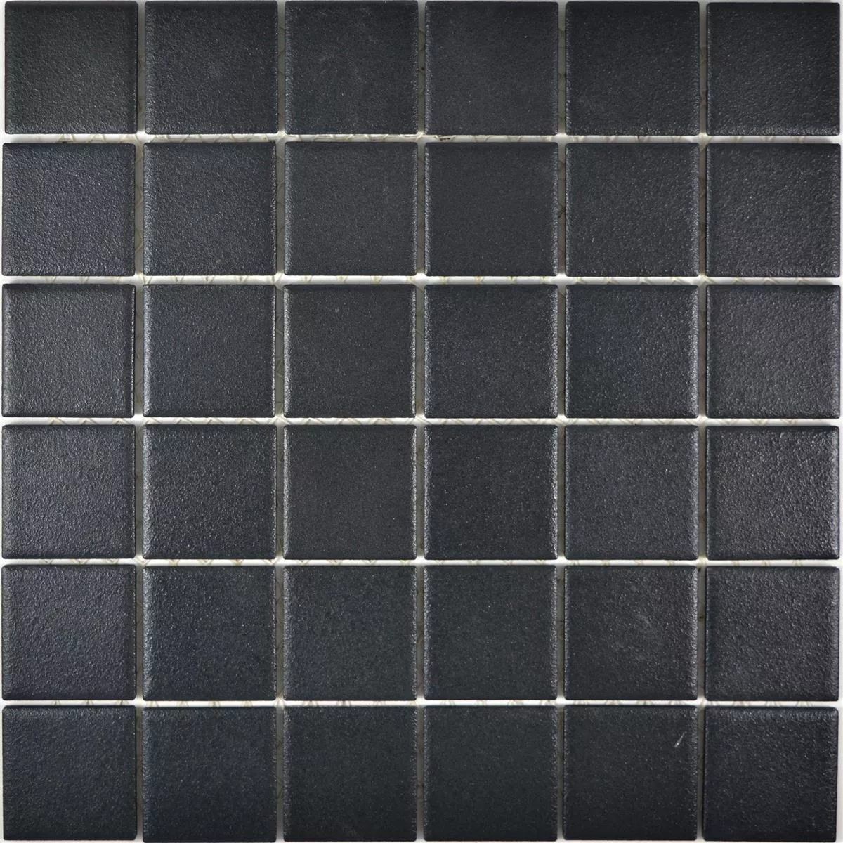 Ceramic Mosaic Tiles Pilamaya Black Non-Slip R10 Q48